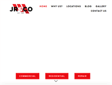 Tablet Screenshot of jrroofinginc.com